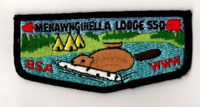 BSA Menawngihella Lodge 550 S-8b Flap PB, Mountaineer Area Council West Virginia