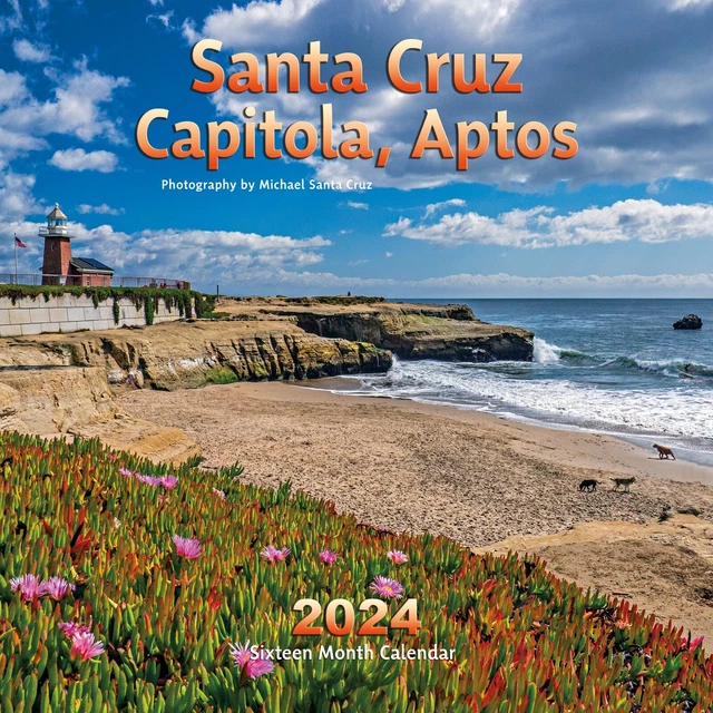 2024 WALL CALENDAR with photography of Santa Cruz, California 12x12