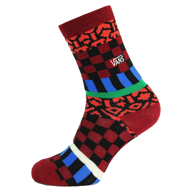 Calze per bambini multicolore a scacchi Vans Off The Wall VX5U43S