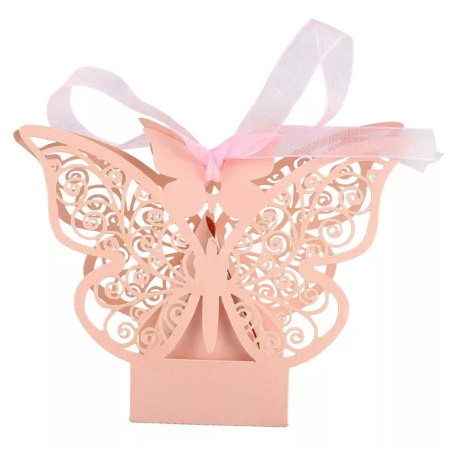 50pcs Butterfly Wedding Favour Box Birtay Party Gifts Candy Boxes () F4Z29366