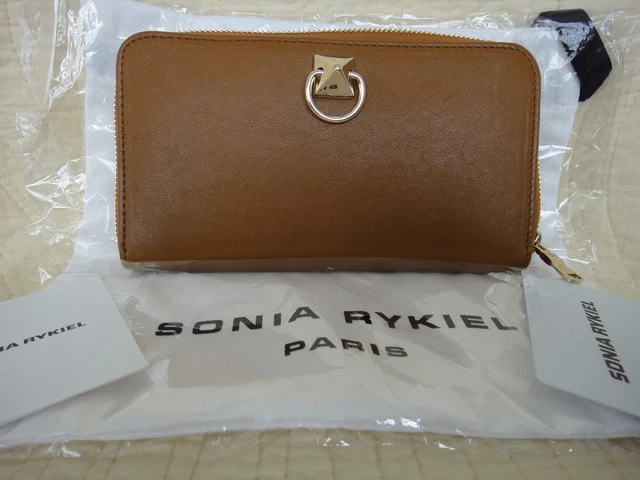 Portefeuille/porte-monnaie Sonia Rykiel En Toile Et Cuir - Occasion Vintage, Excellent état (référencé)