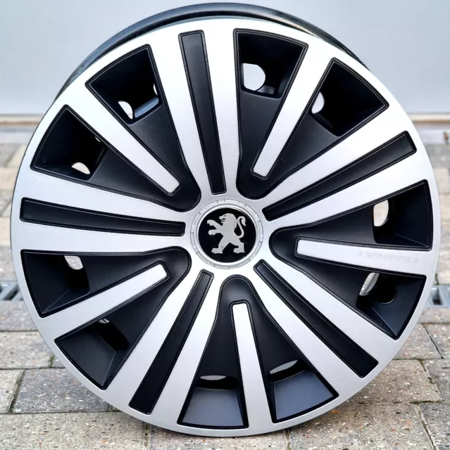 🚗Set of  4 x 14" wheel trims to fit Peugeot 107🚗