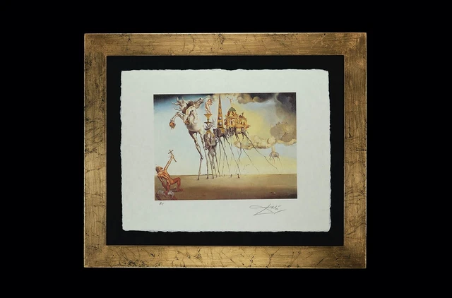 Salvador Dalí – 1946 – La Tentación De San Antonio - Litografía Hc