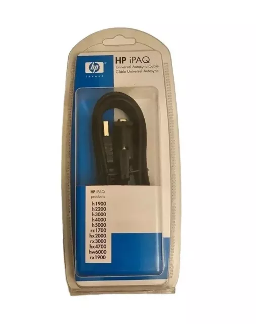 HP iPAQ Universal Autosync Sync Cable FA122A#AC3 New Never Used Sealed NOS NIP