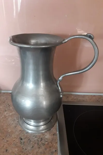 Zinn Vase / Krug - alt - 95 % - 650 Gramm - Frieling Zinn- Höhe 20 cm