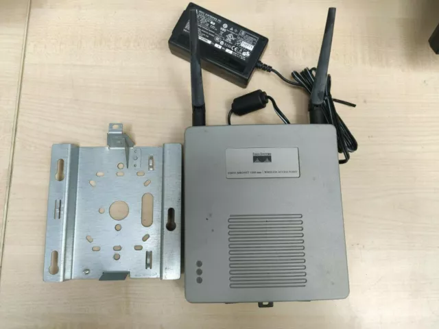 Cisco AIR-AP1231G-A-K9 Wireless Access Point + Antennae + Power Adapter + Mount