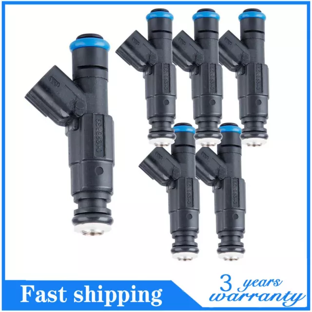 OEM Fuel Injectors Set (6) 0280155784 Upgrade for Jeep 1999-2004 4.0L I6