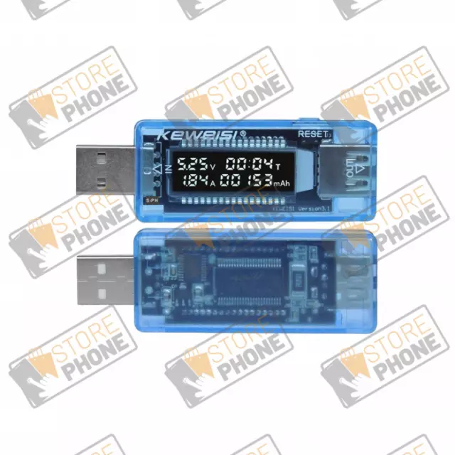 Testeur USB ampèremètre voltmètre Keweisi KWS-V20