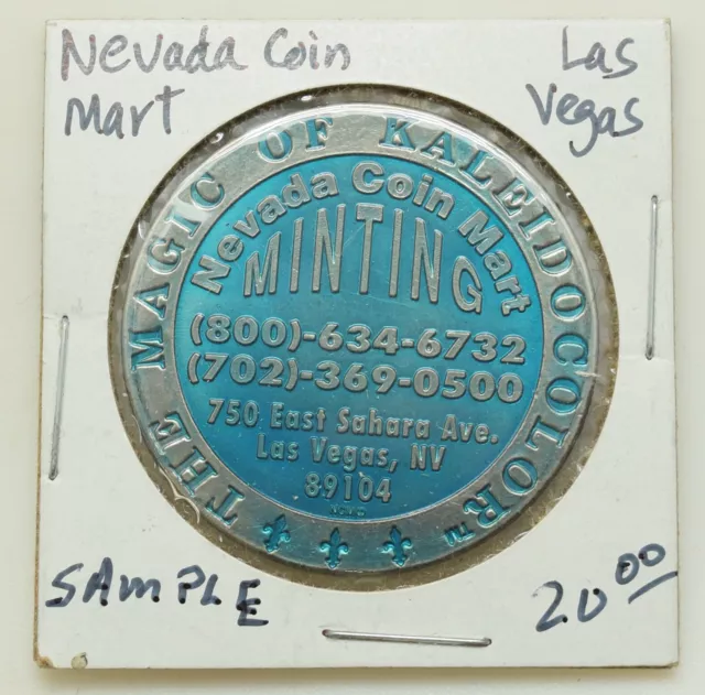 Nevada Coin Mart Minting Sample "The Magic of Kaleidocolor" RARE