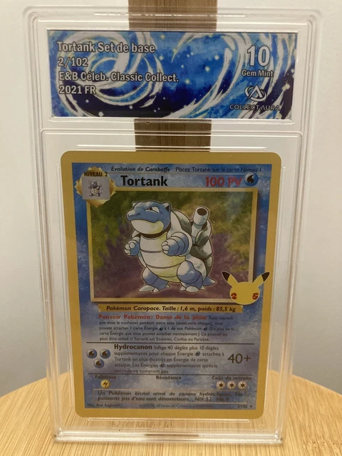 Coffret 10 Cartes Pokémon – Tortank 2/102 Holo, Épée & Bouclier, 25 Ans !