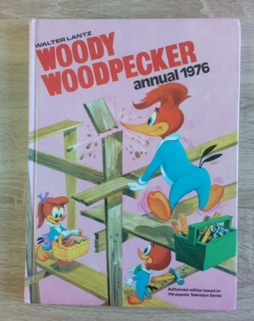 Woody Woodpecker Annual 1976 Vintage Childrens TV Cartoon Hardback Book