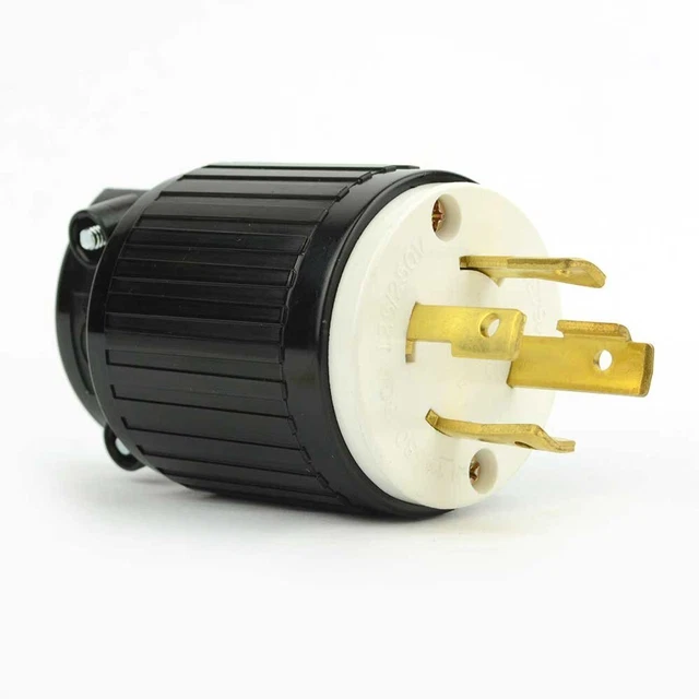 Superior Electric YGA025 Twist Lock Electrical Plug 4 Wire, 30 Amps, 125/250V