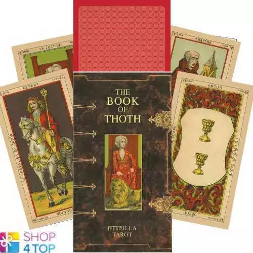 The Book Of Thoth Etteilla Tarot Deck-Karten Esoteric Telling Le Scarabeo Neuf