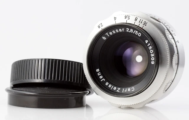 M42 CARL ZEISS JENA Objektiv TESSAR T 2.8/50 * 12 Blades * Adlerauge 50mm F/2.8 2