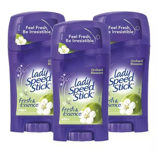 Lady Speed Stick Orchard Fleur Bâton Déodorant Floral Frais Parfumé Paquet De 3