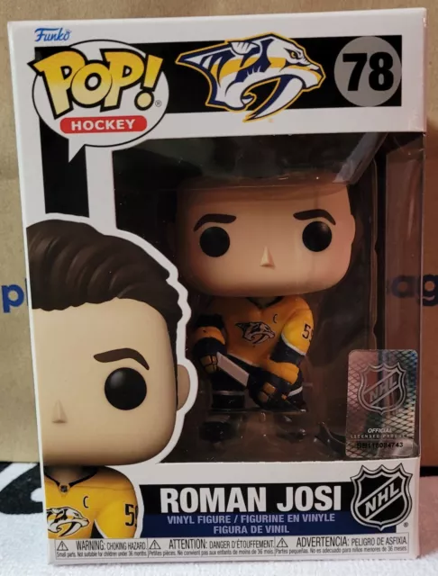 ROMAN JOSI signed (NASHVILLE PREDATORS) NHL #78 Funko Pop JSA COA AH95739
