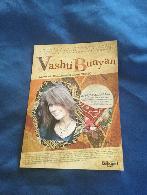 Vashti Bunyan Japan tour promo flyer 2010