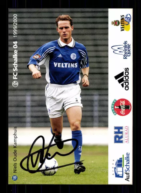 Niels Oude Kamphuis Autogrammkarte FC Schalke 04 1999-00 Original Sign + A 62516