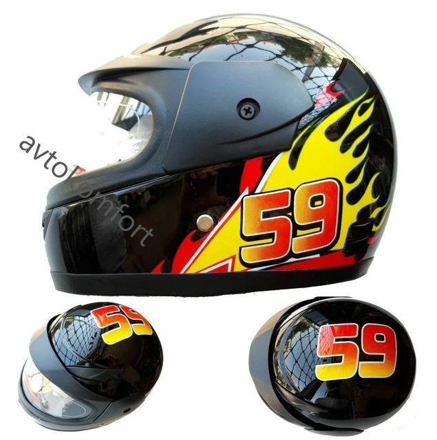 CASCO PER MOTO ATV per bambini e ragazzi TAGLIA XXS 49-53 cm Dirt Bike BMX  EUR 22,28 - PicClick IT