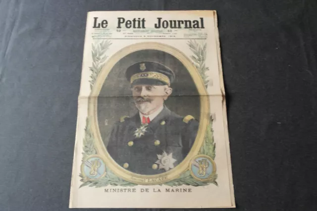 1 x Le Petit Journal SUPPLEMENT ILLUSTRE Numère 1350 vom 5. NOVEMBRE 1916 selten