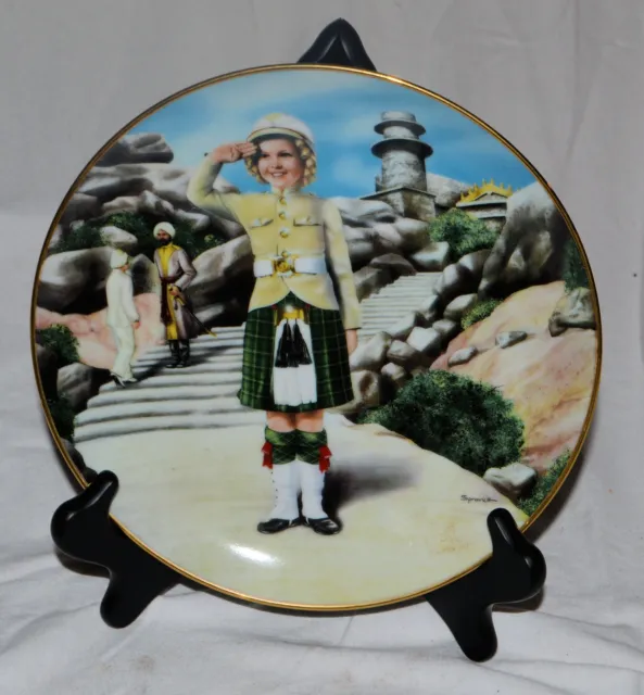 Vintage Danbury Mint - SHIRLEY TEMPLE Collector Plate - "Wee Willie Winkie"
