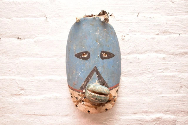 Antique Hopi Kachina Dance Mask Katsina Native American Indian Art Hand Carved