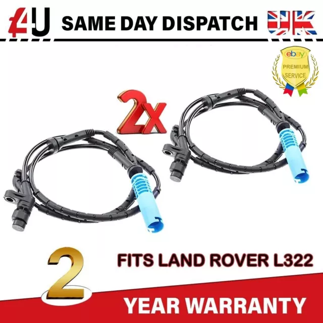 2X Abs Speed Sensor Front Fits Land Rover Ranger Rover L322 Mk3 2002-2012