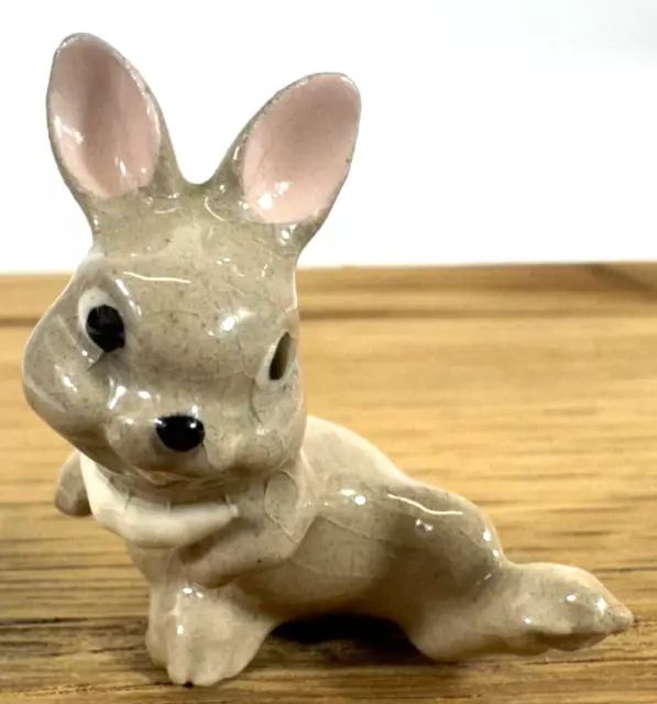 Vintage Hagen Renaker Thumper Bunny Rabbit Miniature Ceramic Figurine