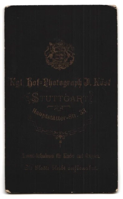 Photography J. Köst, Stuttgart, Hauptstätterstr. 33, Portrait of Young Man with An 2