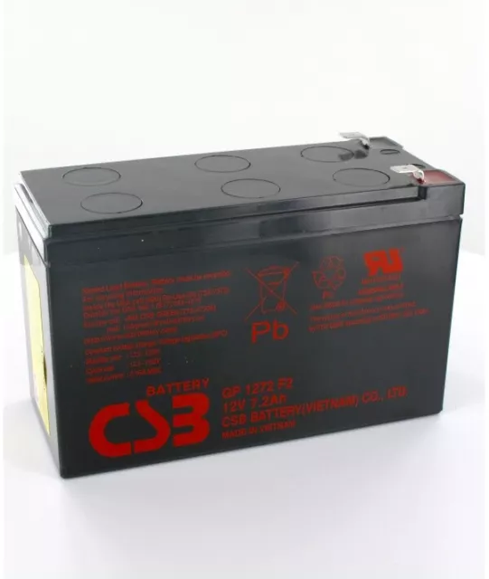 Batterie AGM 12V 2.3Ah DSK - Scellée Sans Entretien - Pour Voitures Enfants, UPS, Sécurité - 179x35x66mm