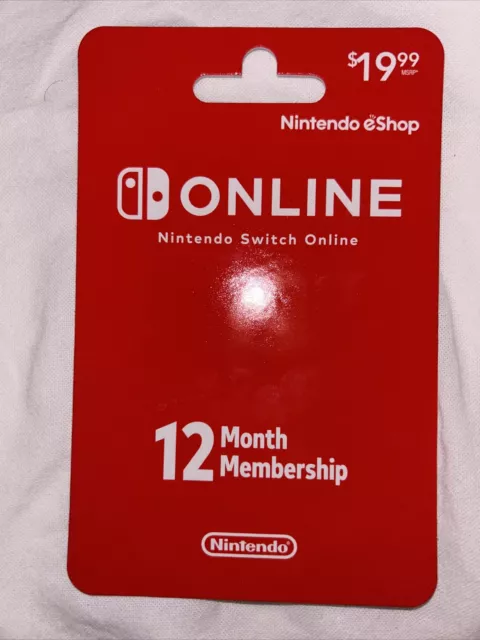 Nintendo Switch Online Individual Membership 12 Months [U.S]