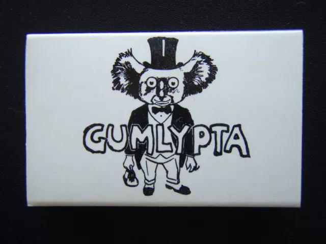 GUMLY PTA McCRACKEN'S AUSTRALIAN BITTER ALE MATCHBOX