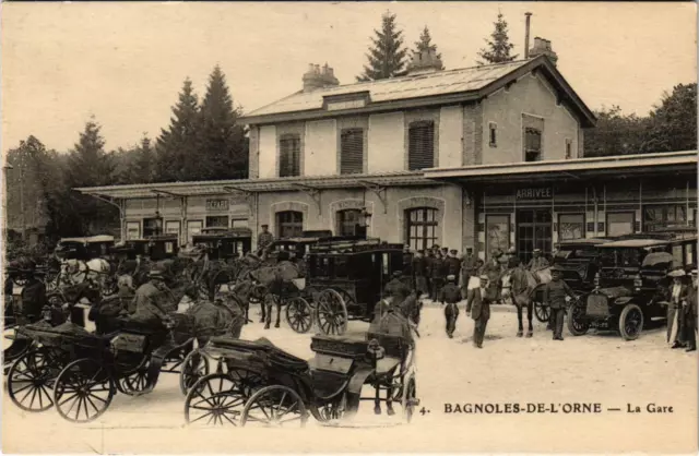 CPA AK Bagnoles de L'Orne - La Gare (800515)