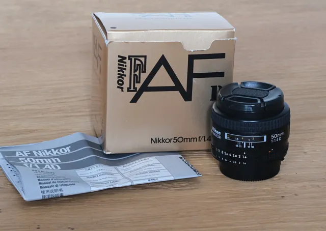 Nikon AF Nikkor 50mm f/1.4 D mit OVP sehr guter Zustand