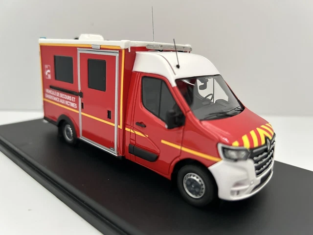 ALERTE 1/43 POMPIER RENAULT MASTER 2019 WAS SDID 47 REF 0144