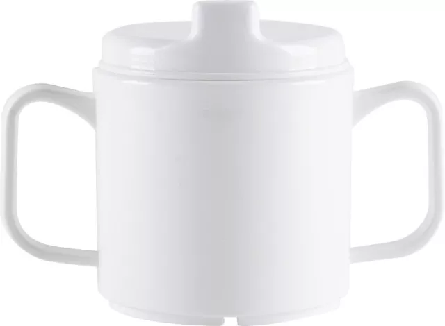 2 Handled Adult Feeding Cup - Two Handled Mug With Or Without Lid - Drinking Aid