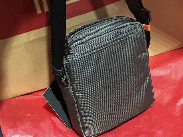 Brand New with Tag TUMI Small Crossbody Gray Orange 5