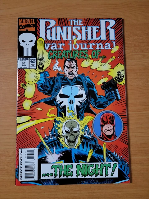 Punisher War Journal #57 Direct Market Edition ~ NEAR MINT NM ~ 1993 Marvel