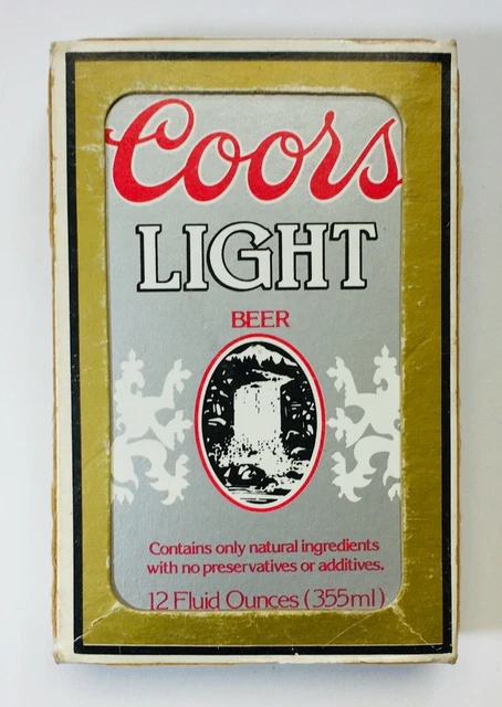 Coors Light Playing Cards Vintage