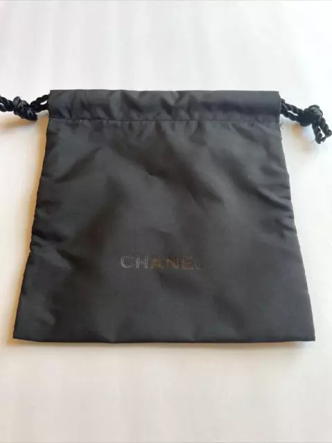 CHANEL BLACK DRAWSTRING Makeup or Jewelry Pouch, Dust Bag, Unused. $5.00 -  PicClick