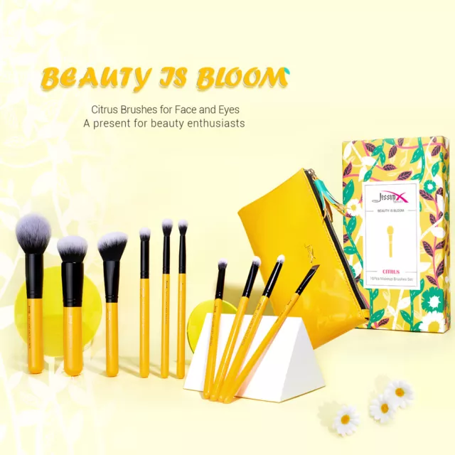 Jessup Makeup Pinsel Set 10Pcs Schmink Lidschatten Gesichts Puder  Kosmetik Tool