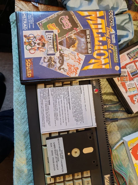Jeu De Disquettes Amstrad CPC - Compilation De 9 Jeux - État Correct Pour Collectionneurs