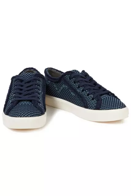 SAM EDELMAN WOMENS Size 7.5M Elena Braid Trimmed Knitted Sneakers