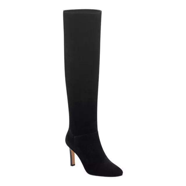 Marc Fisher Zadia Black Suede Tall Knee-High Boots - NEW - MSRP $299.00