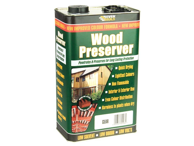 Everbuild LJCR05 Preservatore legno trasparente 5 litri