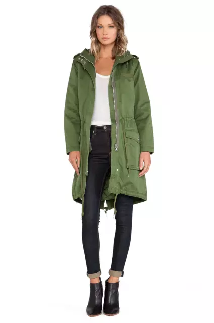 Marc by Marc Jacobs Anorak Jacket Women's Medium Fatique Green Classic New