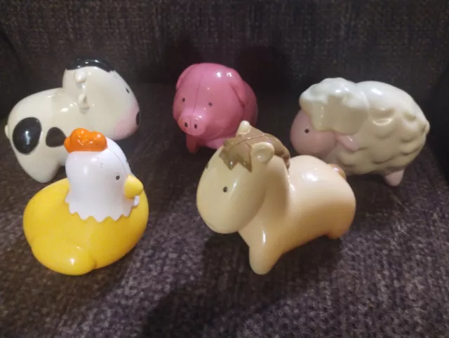 Set of Five Kid Connection Animals from Farm House Playset