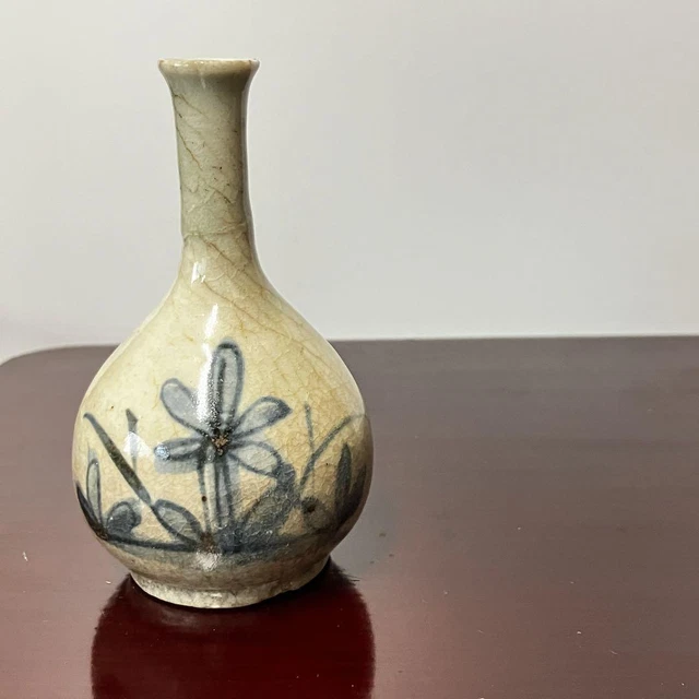 Old Dyed Single Flower Vase Date Unknown Pattern Ko-Imari