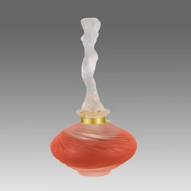 Contemporary Glass Perfume bottle entitled "Naiade" by Lalique Glass