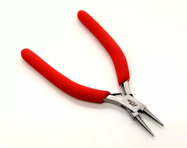 148mm Round Nose Pliers Foam Handles Ergonomic Wire Wrapping Jewelry Making Tool 2